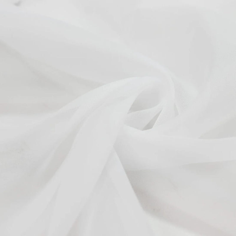 10ft x 14ft Chiffon Sheer Backdrop Curtain Panel Draping Fabric