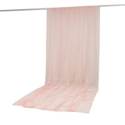 10ft x 14ft Chiffon Sheer Backdrop Curtain Panel Draping Fabric CUR_PANORGZ_10X14_046