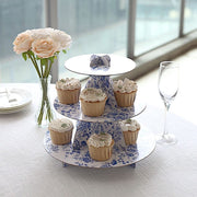 11" Round 3-Tier Cardboard Cupcake Stand