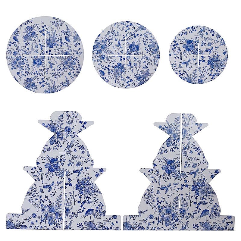 11" Round 3-Tier Cardboard Cupcake Stand