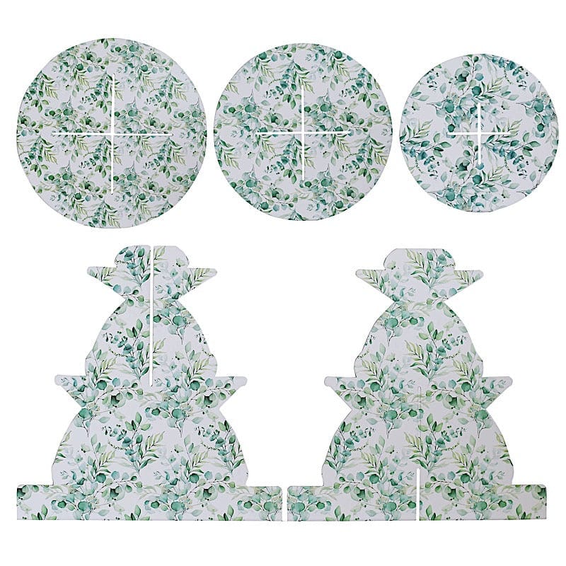 11" Round 3-Tier Cardboard Cupcake Stand