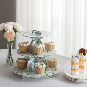 11" Round 3-Tier Cardboard Cupcake Stand