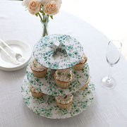11" Round 3-Tier Cardboard Cupcake Stand