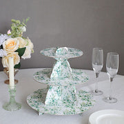 11" Round 3-Tier Cardboard Cupcake Stand
