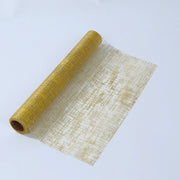 11" x 108" Metallic Glitter Mesh Polyester Table Runner