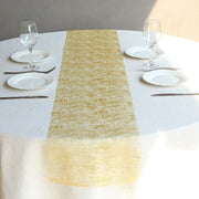 11" x 108" Metallic Glitter Mesh Polyester Table Runner
