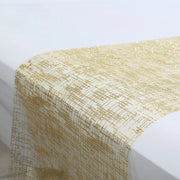 11" x 108" Metallic Glitter Mesh Polyester Table Runner