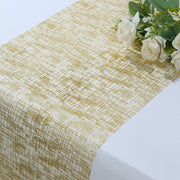 11" x 108" Metallic Glitter Mesh Polyester Table Runner