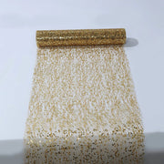 11" x 108" Metallic Sequin Mesh Polyester Table Runner