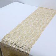 11" x 108" Metallic Sequin Mesh Polyester Table Runner