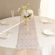 11"x108" Metallic Brushed Non-Woven Faux Suede Table Runner - Gold RUN_MET09_GOLD