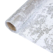 11"x108" Metallic Thin Mesh Polyester Table Runner Wedding Linens