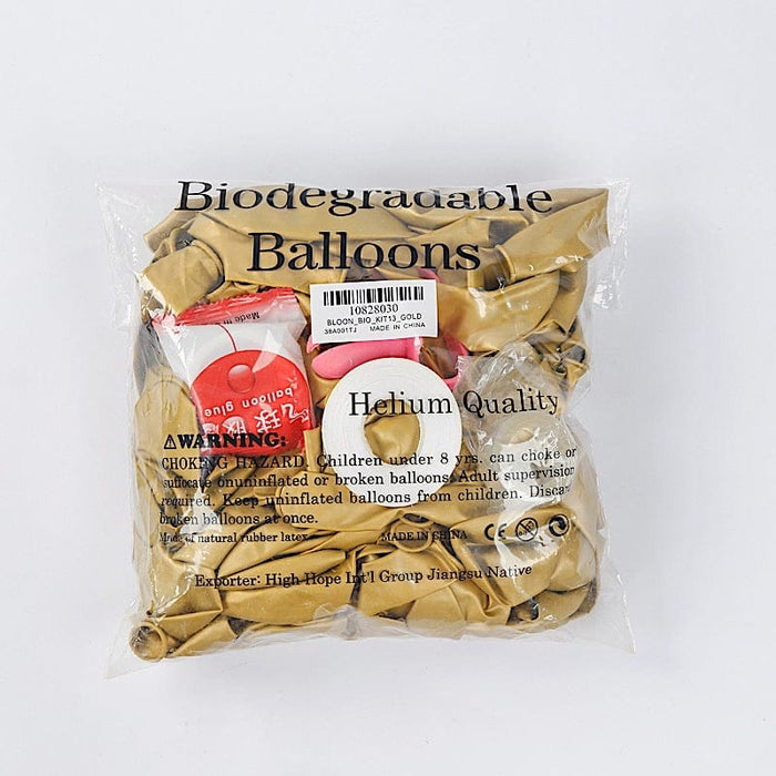 110 Latex Biodegradable Balloon Arch Kit - Extra Strong