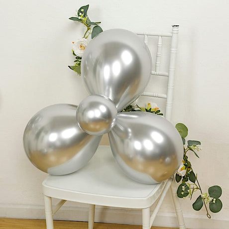 110 Latex Biodegradable Balloon Arch Kit - Extra Strong BLOON_BIO_KIT13_SILV