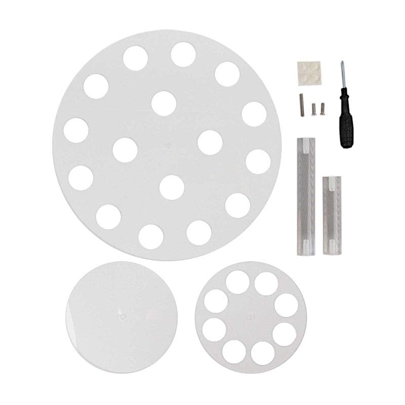 12" Acrylic 2 Tier 24-Slot Ice Cream Cone Holder - Clear DSP_TR0008_24_CLR