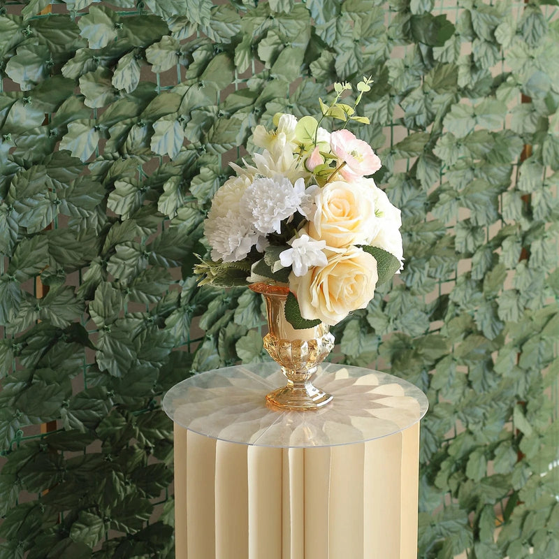 12 Artificial Ivy Privacy Screen Fence Wall Panel - Dark Green ARTI_PAN02_IVY_GRN