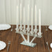 12" Crystal 7 Branch Glass Candelabra with Crystal Filler CHDLR_CAND_037_7_CLR