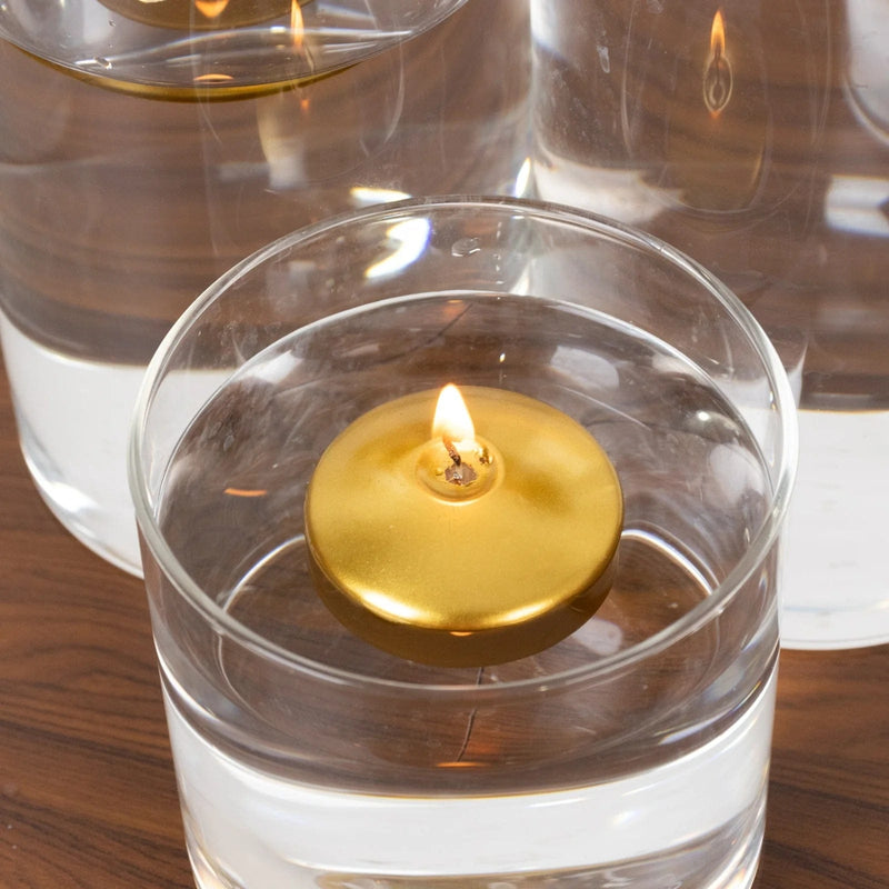 12 Dripless 2" Unscented Floating Candles