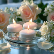 12 Dripless 2" Unscented Floating Candles