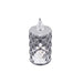 12 Flameless Battery Operated LED Tealight Candles Diamond Design - Clear LED_CAND_TL005_3_CLR