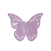 12 Laser Cut 3D Butterfly Paper Napkin Rings NAP_RING_PAP01_LAV