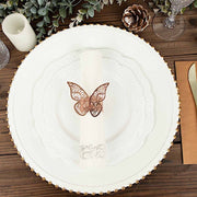 12 Laser Cut Butterfly Napkin Rings Wedding Party Gift