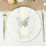 12 Laser Cut Butterfly Napkin Rings Wedding Party Gift