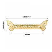 12 Laser Cut Butterfly Napkin Rings Wedding Party Gift