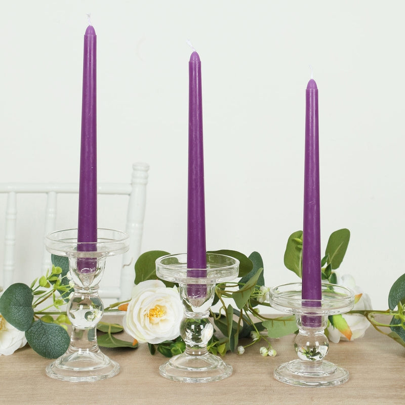 12 pcs 10" tall Premium Taper Candles