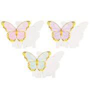 12 Paper Butterfly Party Favor Boxes - Assorted BOX_3X4_BUT02_SET_ASST