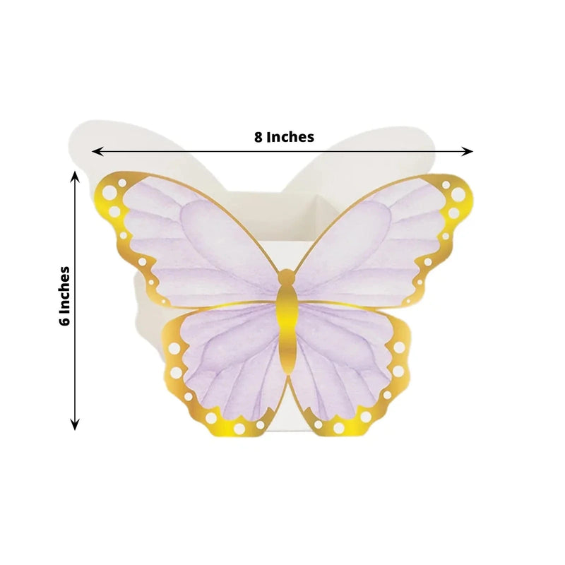 12 Paper Butterfly Party Favor Boxes - Assorted BOX_3X4_BUT02_SET_ASST