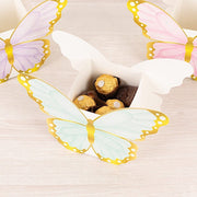 12 Paper Butterfly Party Favor Boxes - Assorted BOX_3X4_BUT02_SET_ASST