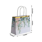 12 Paper Gift Bags with Handles