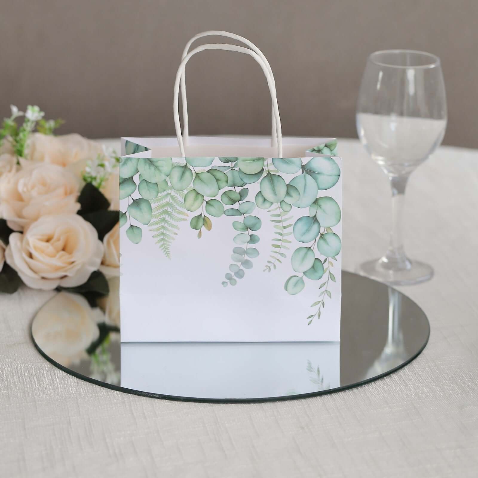 12 Paper Gift Bags with Handles