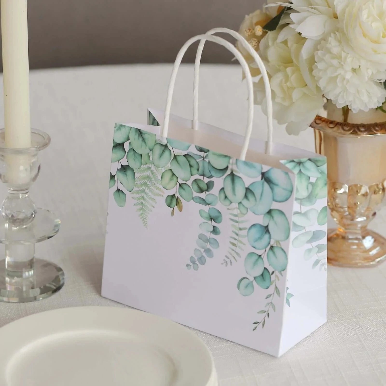 12 Paper Gift Bags with Handles