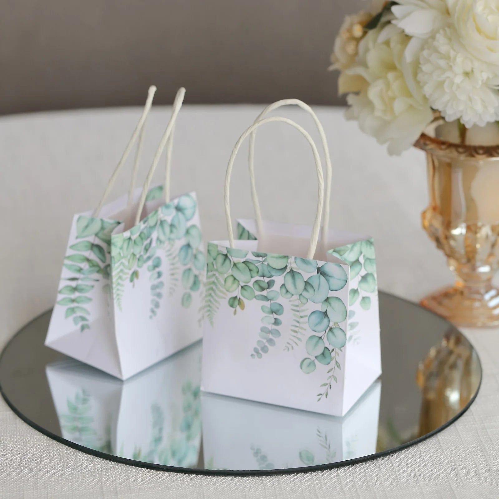 12 Paper Gift Bags With Handles