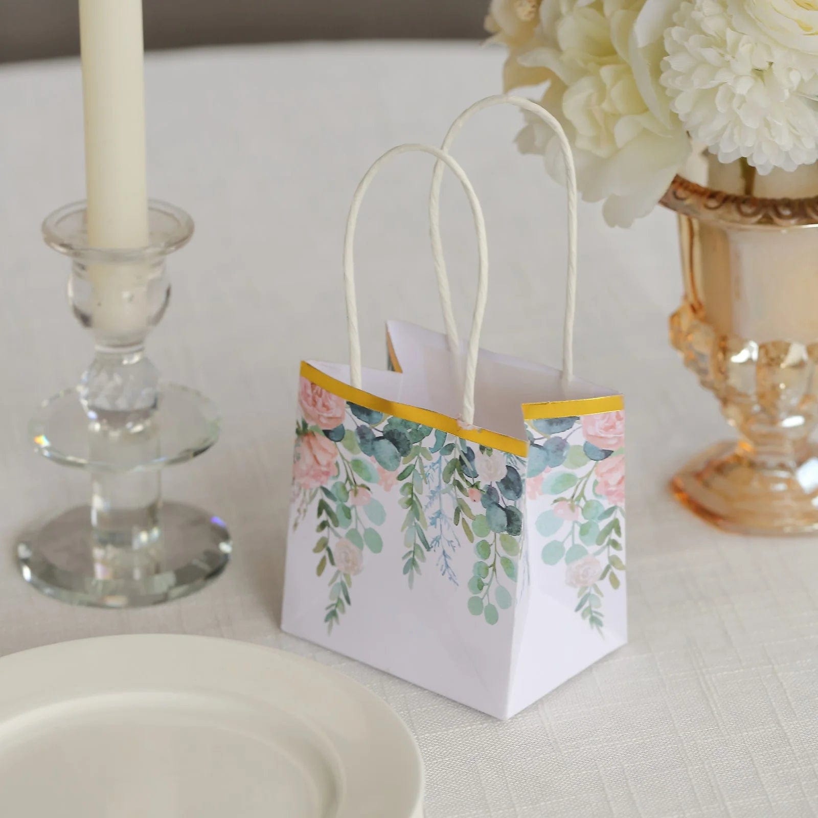 12 Paper Gift Bags With Handles