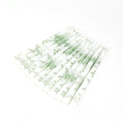 12 pcs 10" tall French Toile Wax Taper Candles - White CAND_TP10_FLOR_SAGE