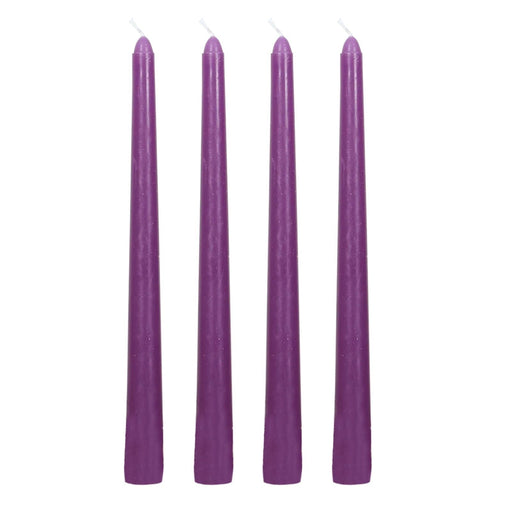 12 pcs 10" tall Premium Taper Candles CAND_TP10_PURP