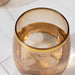 12 pcs 12 oz Gold Rim Stemless Plastic Wine Glasses - Disposable Tableware