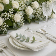 12 pcs 2" wide Glass Hanging Ornament Balls with Removable Silver Caps - Clear GLAS_HANG_BALL_2_CLR