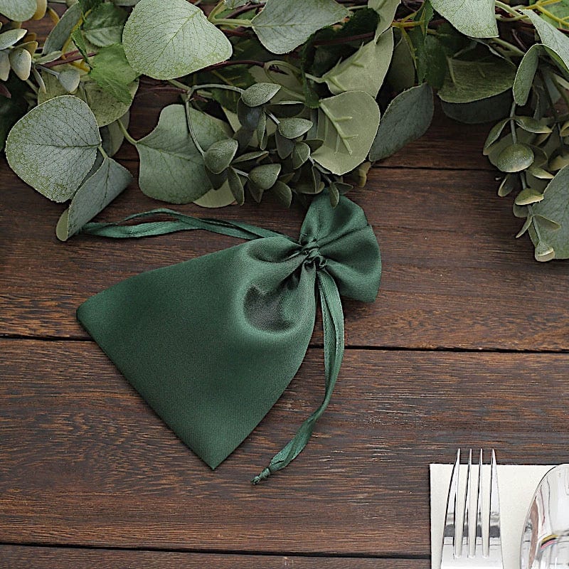 12 pcs 4x6" Satin Bags with Pull String