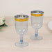 12 pcs 5 oz Plastic Champagne Flutes Disposable Glasses