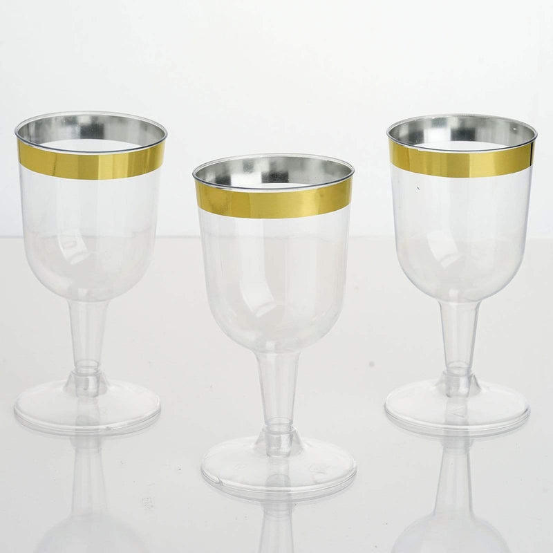 12 pcs 5 oz Plastic Champagne Flutes Disposable Glasses