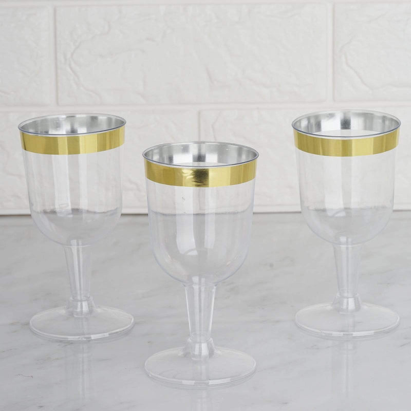 12 pcs 5 oz Plastic Champagne Flutes Disposable Glasses