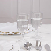 12 pcs 5 oz Plastic Champagne Flutes Disposable Glasses
