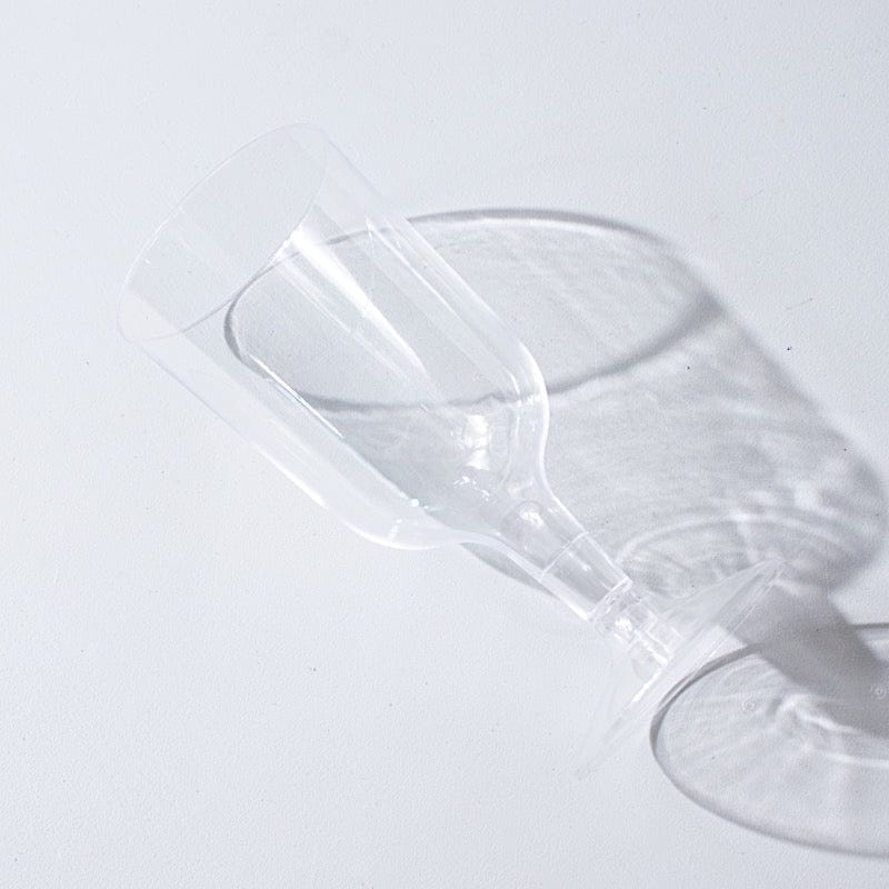 12 pcs 5 oz Plastic Champagne Flutes Disposable Glasses