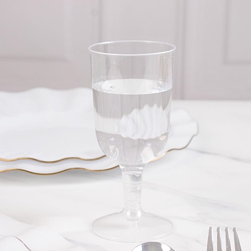 12 pcs 5 oz Plastic Champagne Flutes Disposable Glasses