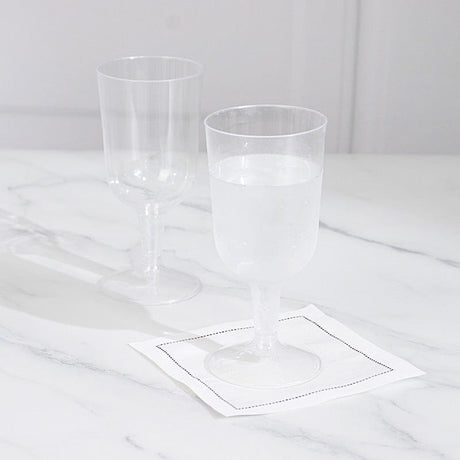 12 pcs 5 oz Plastic Champagne Flutes Disposable Glasses