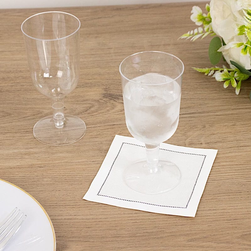 12 pcs 5 oz Plastic Champagne Flutes Disposable Glasses